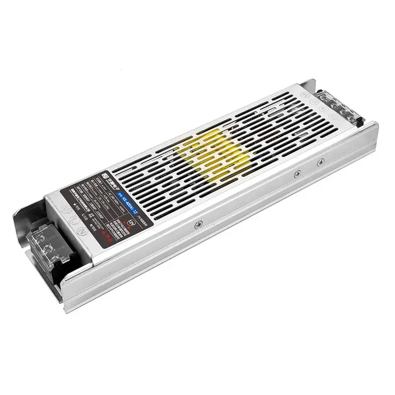 400 W 12 V 24 V 25 A Schlankes Netzteil, geräuschloser LED-Treiber