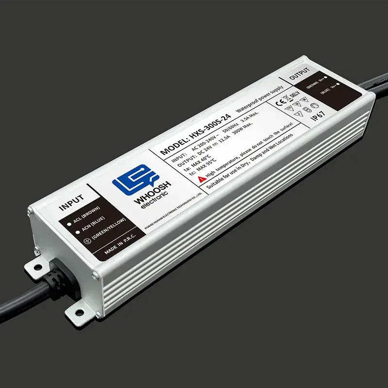 IP67 36V 12V 24V 300W wasserdichtes Netzteil chinesischer Hersteller mit EMV-Labor