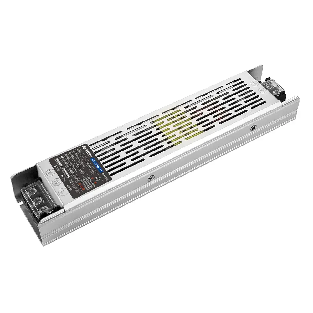 Schlankes LED-Netzteil DC 12,5 A, 12 V, 150 W, geräuschloser LED-Treiber